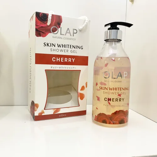 Nguồn hàng sỉ sữa Tắm Trắng Da Olap Cherry Màu Đỏ 600ml