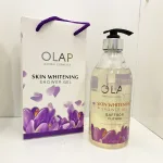 Sữa tắm trắng da Olap French chai màu tím 600ml