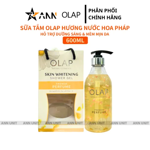 Nơi lấy sỉ sữa Tắm Trắng Da Olap Western Orchid Màu Vàng Cánh Hồng 600ml