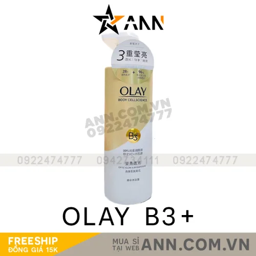 Sữa Tắm Olay B3 Vitamin C Trắng Da, Hàng Bản Trung
