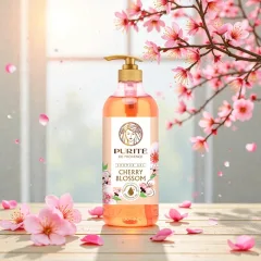 Chuyên sỉ sữa Tắm Purite Hương Hoa Anh Đào Cherry Blossom 1,1 lít - Sữa Tắm Dưỡng Sáng Da