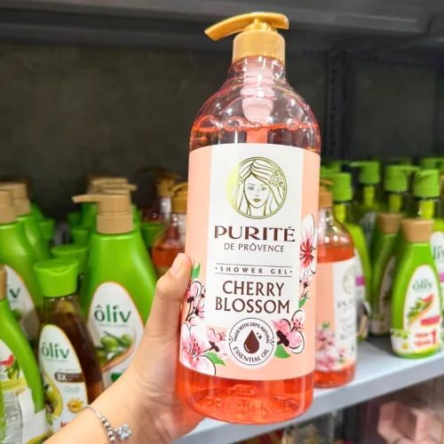 Chuyên sỉ sữa Tắm Purite Hương Hoa Anh Đào Cherry Blossom 1,1 lít - Sữa Tắm Dưỡng Sáng Da