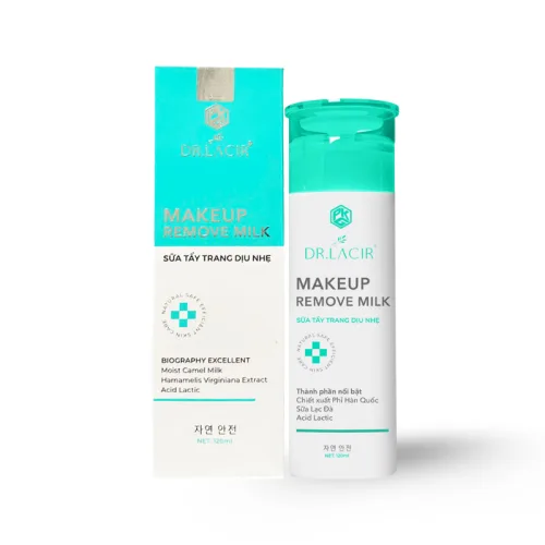Sữa tẩy trang Makeup Remove Milk của Dr Lacir, dung tích 120ml – một lựa chọn đáng tham khảo trong dr lacir