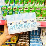 TH True Milk sữa tươi tiệt trùng ít đường – lốc 4 hộp lớn, 180ml/hộp