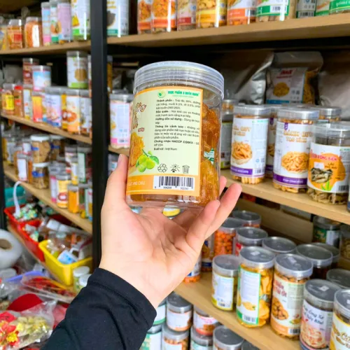 Tắc sấy dẻo muối ớt thơm ngon đóng hộp PET 300g
