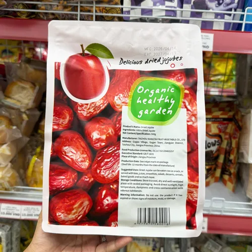 Táo Đỏ Tân Cương Dried Jujube 500g nguyên gói