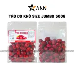 Táo đỏ khô size Jumbo thơm ngon, đóng túi zip 500g