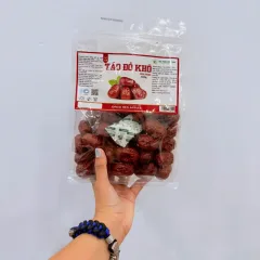 Táo đỏ khô size Jumbo thơm ngon, đóng túi zip 500g