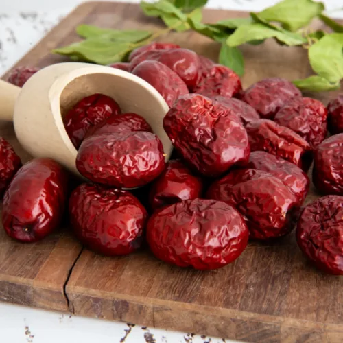 Táo đỏ khô size Jumbo thơm ngon, đóng túi zip 500g