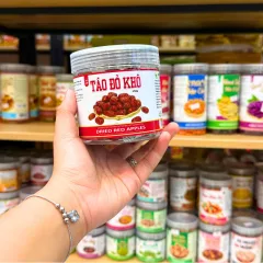 Táo đỏ khô thơm ngon cỡ nhỏ, quy cách hộp PET 150g