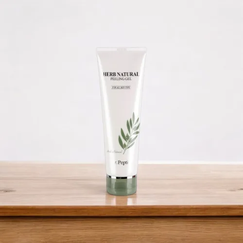 Gel tẩy da chết Dr.Pepti Herb Natural Peeling Gel 130ml cho da sáng mịn