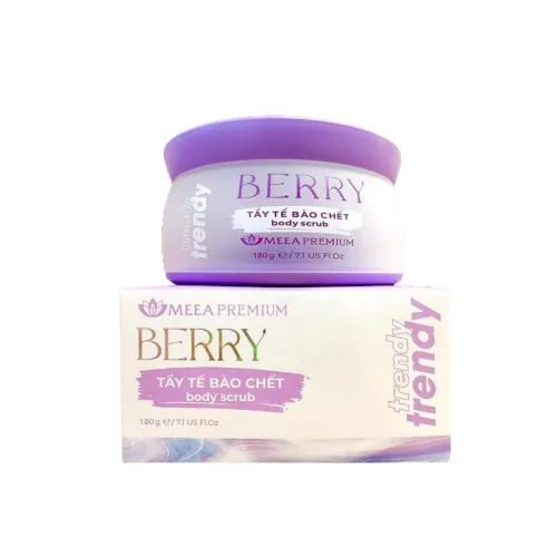 Tẩy Tế Bào Chết Berry Trendy Meea Premium Organic – một lựa chọn đáng tham khảo trong meea premium