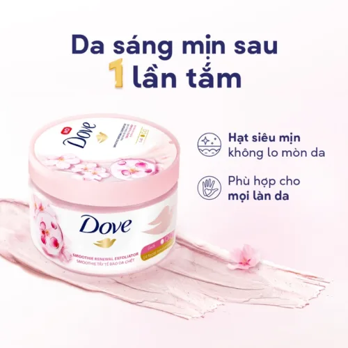 Chỗ sỉ tẩy Tế Bào Chết Body Dove Smoothie Renewal Exfoliator Hương Lựu Đỏ 298g