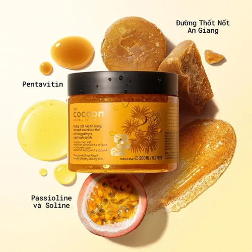 Cocoon Đường Thốt Nốt An Giang – Tẩy tế bào chết 200ml