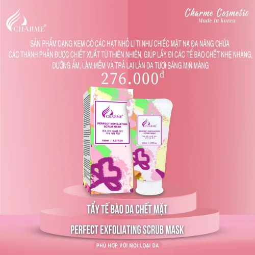 Chỗ sỉ tẩy Tế Bào Chết Da Mặt Charme Perfect Exfoliating Scrub Mask