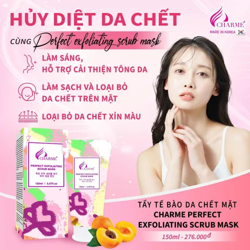 Chỗ sỉ tẩy Tế Bào Chết Da Mặt Charme Perfect Exfoliating Scrub Mask