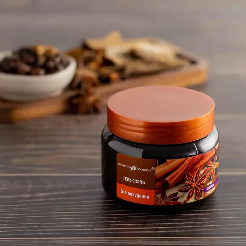 Tẩy tế bào chết quế hồi Nga Gel Scrub Coffee & Cinnamon Cloves 380g(phiên bản mới)