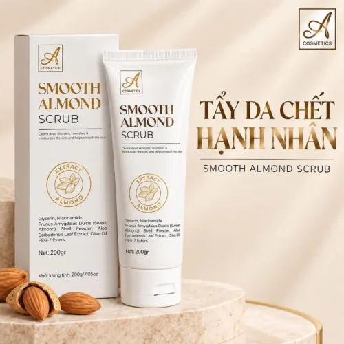 A Cosmetic Smooth Almond Scrub Tẩy Da Chết Mặt Hạnh Nhân 200g