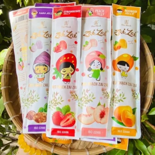 Chuyên sỉ túi Thạch Rau Câu Zai Zai Đức Hạnh Mix Vị 320g