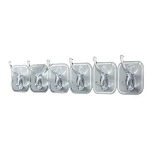 Nơi lấy sỉ combo 3 Thanh 6 Móc Treo Dán Tường - Móc Nhựa Treo Đồ Dán Tường Nhà Bếp Nhà Tắm Đa Năng Chịu Lực Tốt 36x6cm