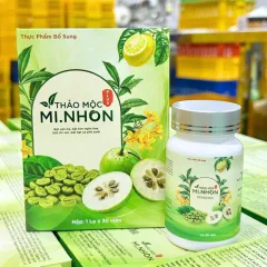 Mi Nhon Plus Thảo Mộc, 1 Lọ 30 Viên