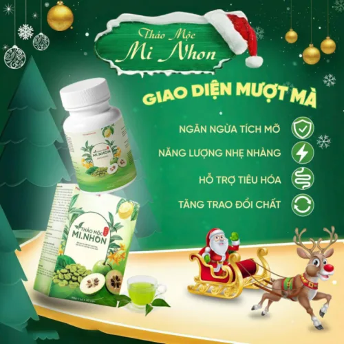 Mi Nhon Plus Thảo Mộc, 1 Lọ 30 Viên