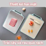 Thớt 2 mặt inox 304 và nhựa PP kích thước 30.5x39.5x1.5cm