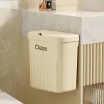 Thùng rác 12L treo cánh tủ bếp hoặc dán tường, kích thước 16x26.5x29cm