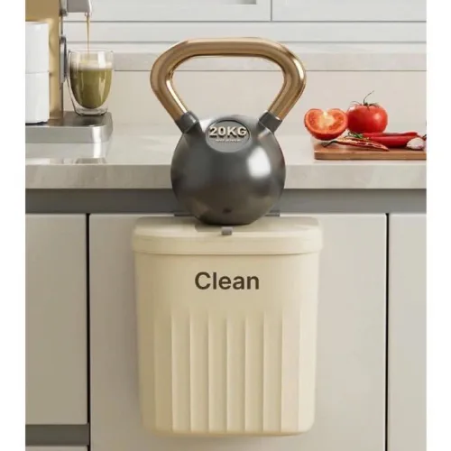 Thùng rác 12L treo cánh tủ bếp hoặc dán tường, kích thước 16x26.5x29cm