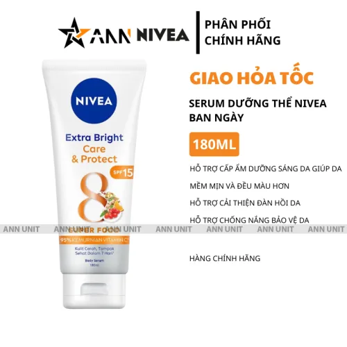 Chỗ sỉ tinh Chất Dưỡng Thể Nivea Màu Cam Ban Ngày 180ml