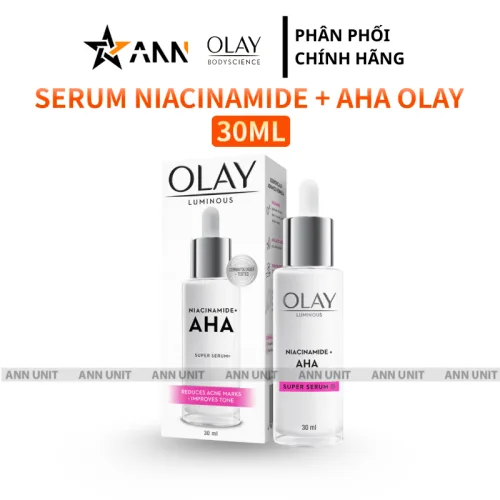 Tinh Chất Olay Luminous Super Serum Niacinamide AHA 30ml