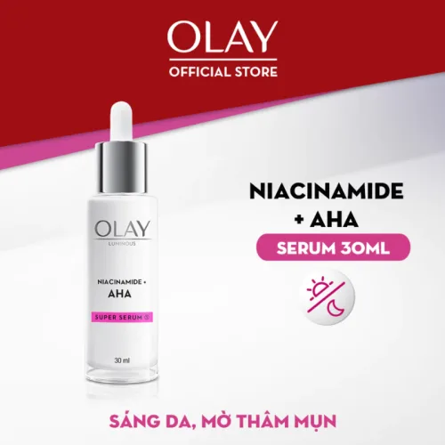 Tinh Chất Olay Luminous Super Serum Niacinamide AHA 30ml