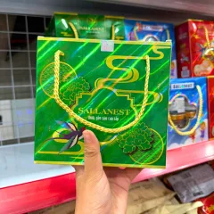 SALLANEST Tổ Yến Chưng Đông Trùng Dạng Xách, Set 6 Hủ 70ml