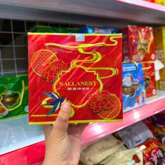 Chuyên sỉ tổ Yến Sào Cao Cấp Chưng Táo Đỏ SALLANEST 30% Dạng Xách 6 Hủ 70ml