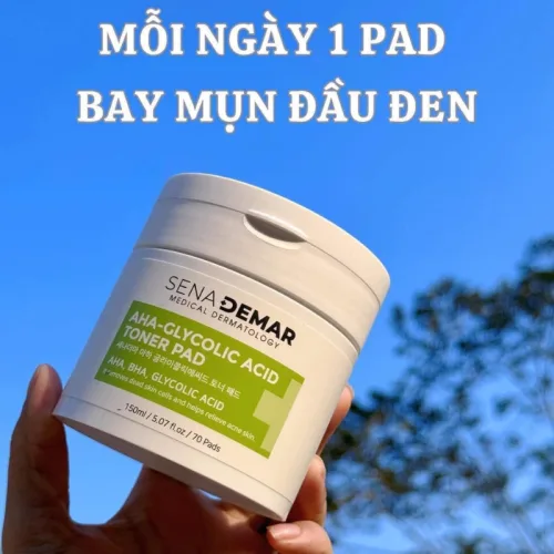 Shop sỉ toner Pad Aha Tẩy Tế Bào Chết Sena Demar Chính Hãng 150ml