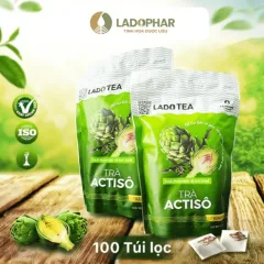 Chỗ sỉ trà Actiso Lado Tea Giúp Thanh Lọc Cơ Thể - 100 Túi Lọc x 2g