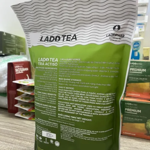 Chỗ sỉ trà Actiso Lado Tea Giúp Thanh Lọc Cơ Thể - 100 Túi Lọc x 2g