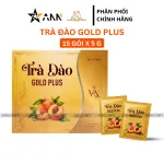 Chuyên sỉ trà Đào Gold Plus Đông Anh Hộp 15 Gói x 5g