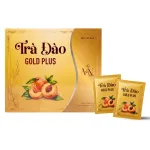 Chuyên sỉ trà Đào Gold Plus Đông Anh Hộp 15 Gói x 5g