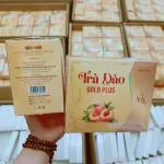 Chuyên sỉ trà Đào Gold Plus Đông Anh Hộp 15 Gói x 5g