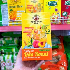 Trà hòa tan Robinson Farm vị đào Donut, hộp 150g