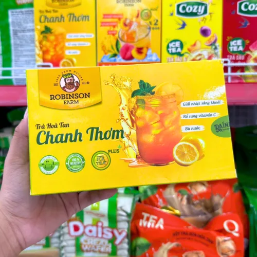 Chỗ sỉ trà Hoà Tan Robinson Farm Vị Chanh Thơm 150g
