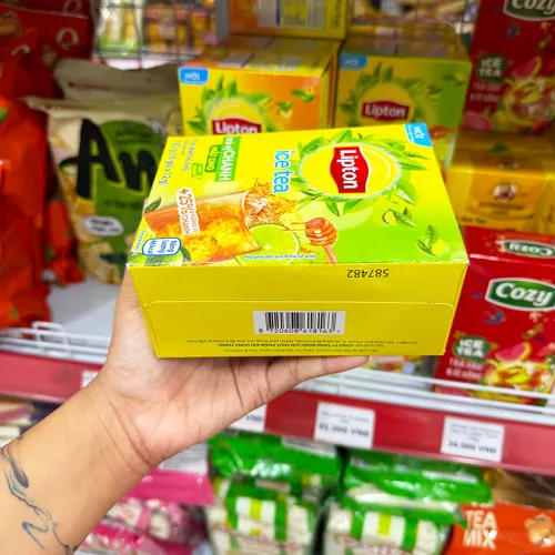 Chỗ sỉ trà Lipton Ice Tea Trà Vị Chanh Mật Ong 192g (16 Gói x 12g)