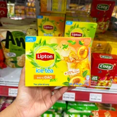 Lipton Ice Tea Trà Đào 192g, Hộp 16 Gói x 12g