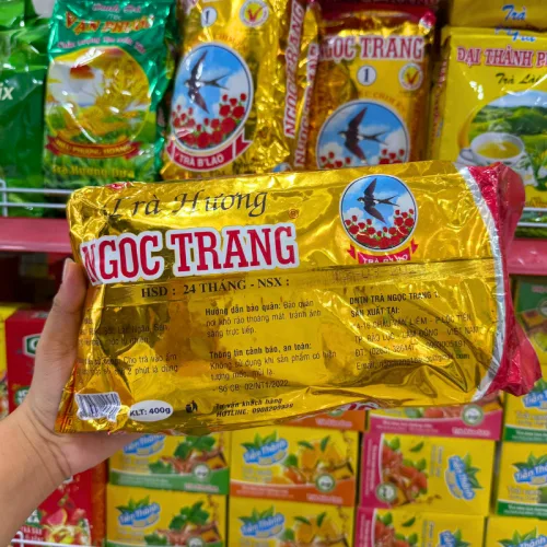 Nơi lấy sỉ trà Ngọc Trang B'LAO Bịch Vàng Lớn 400g