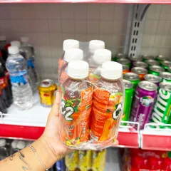 Nguồn hàng sỉ trà Xanh C2 Hương Đào Lốc 6 Chai Nhỏ (225ml/Chai)