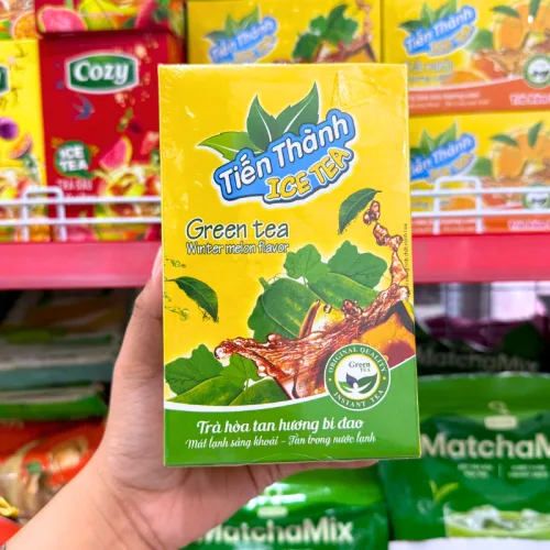 Nguồn hàng sỉ trà Xanh Hoà Tan Tiến Thành Hương Bí Đao 240g