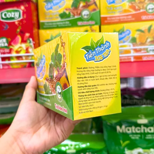 Nguồn hàng sỉ trà Xanh Hoà Tan Tiến Thành Hương Bí Đao 240g
