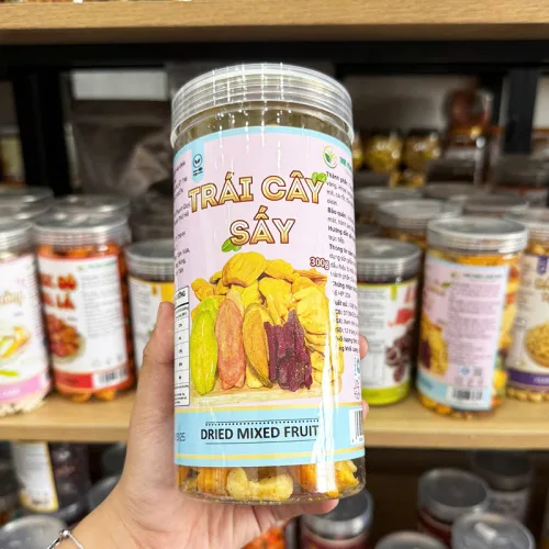 Nguồn hàng sỉ trái Cây Sấy Thơm Ngon 300g - Hộp Pet