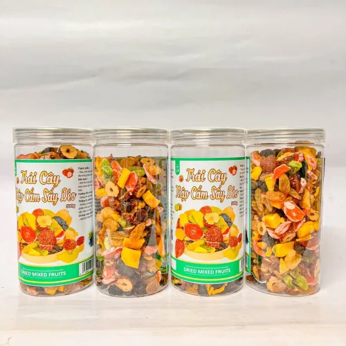 Chuyên sỉ trái Cây Thập Cẩm Sấy Dẻo Thơm Ngon Loại Đặc Biệt 500g Hộp